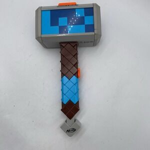 Nerf Minecraft Storm lander Dart Blasting Hammer Fires 3 Dart not included Works